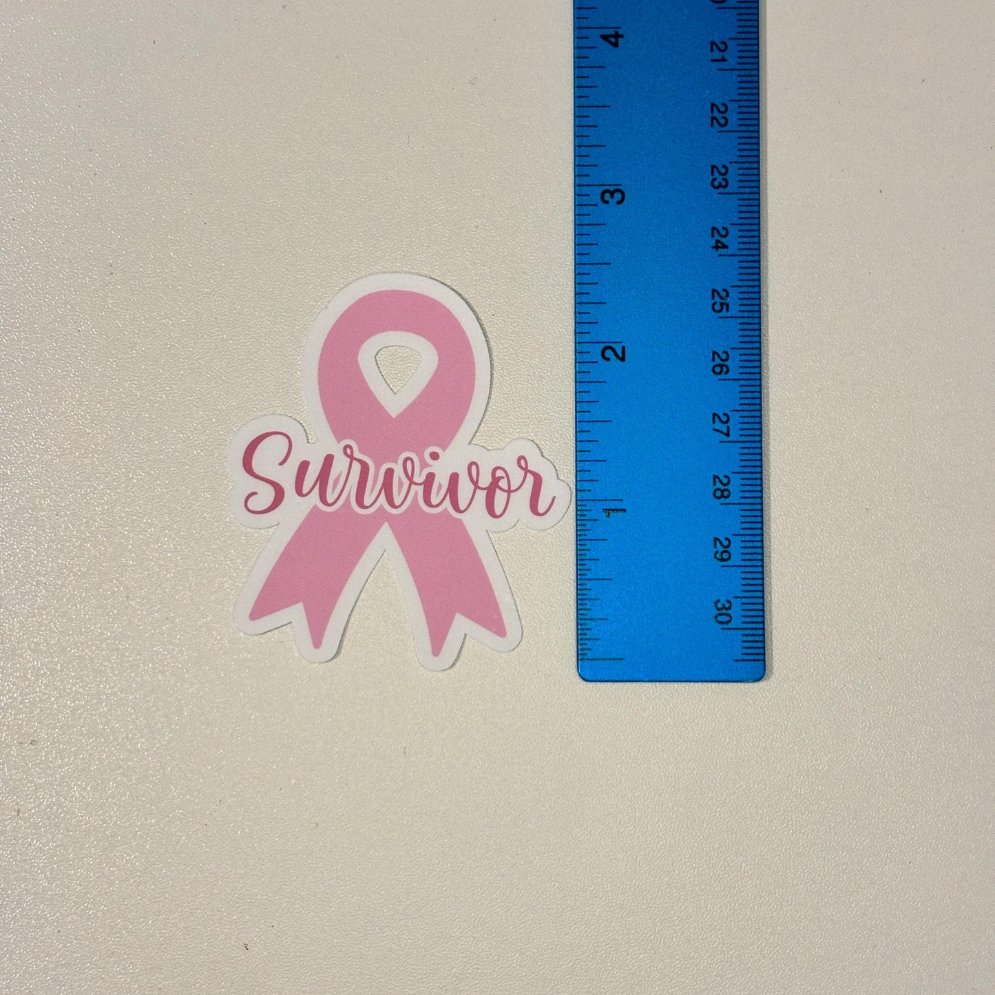 Breast Cancer Ribbon Sticker