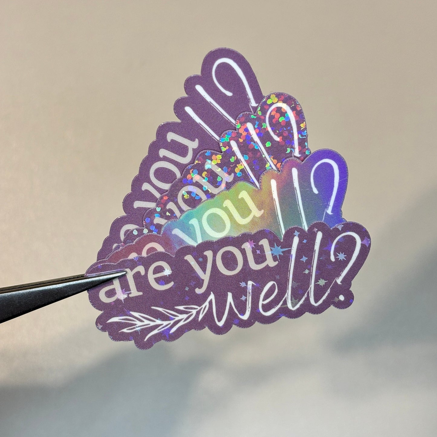 Are You Well Sticker