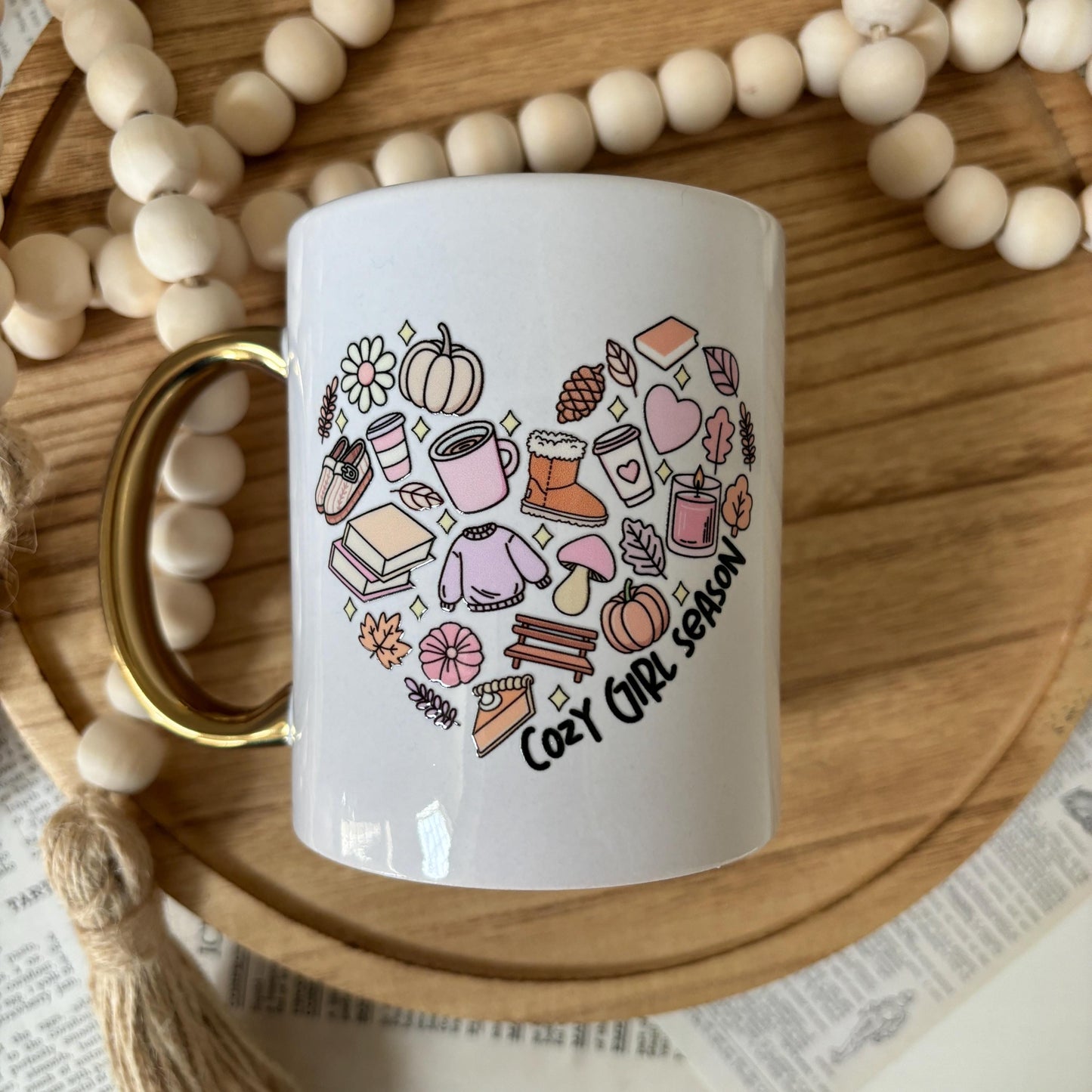 Cozy Girl Season Ceramic Mug