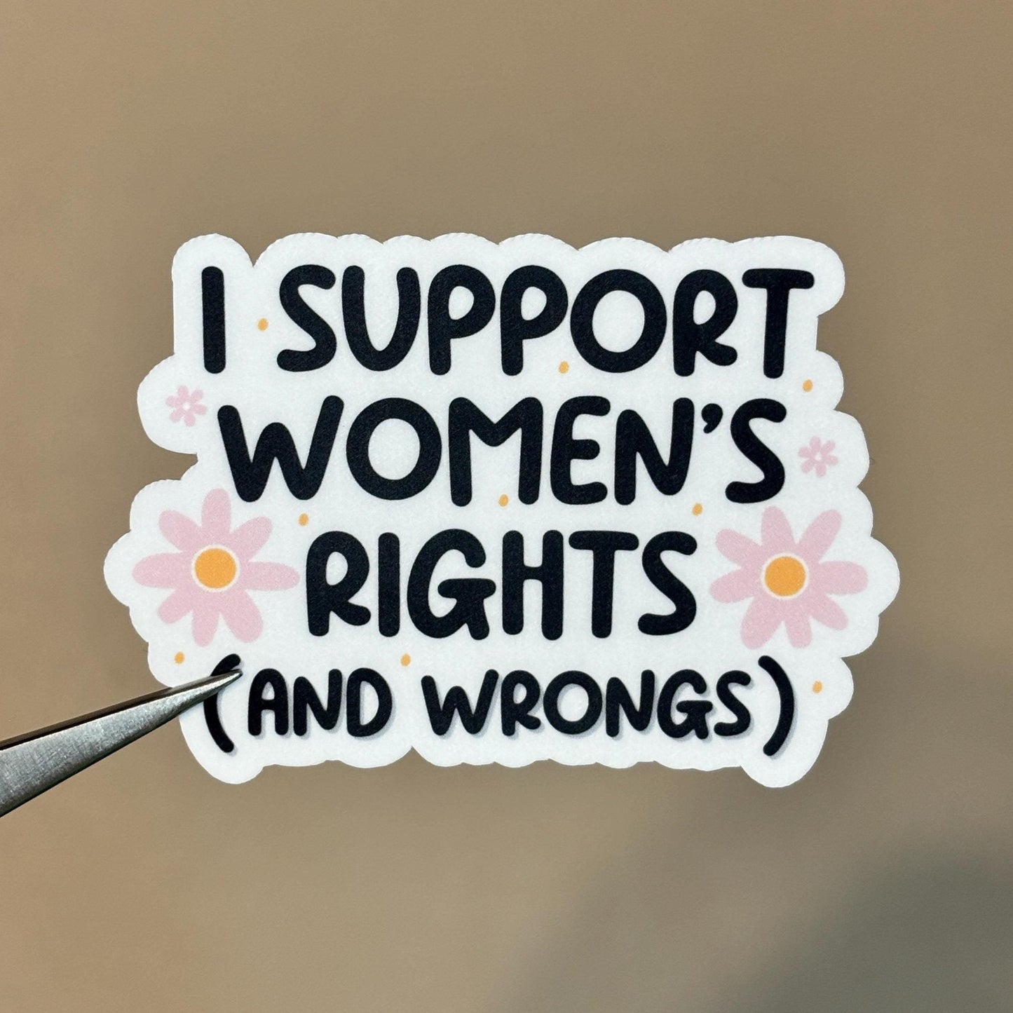 I Support Women's Rights Sticker