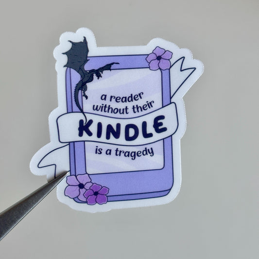 A Reader Without Their Kindle Sticker