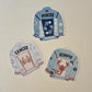 Zodiac Denim Jacket Sticker