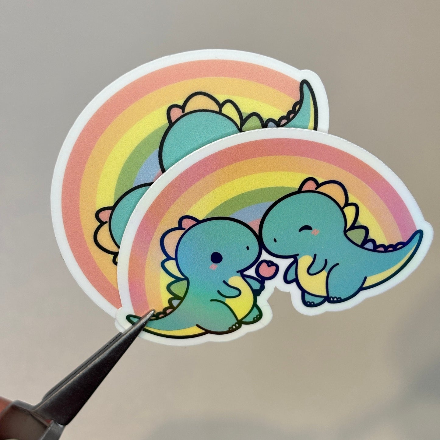 Rainbow Dinos Stickers