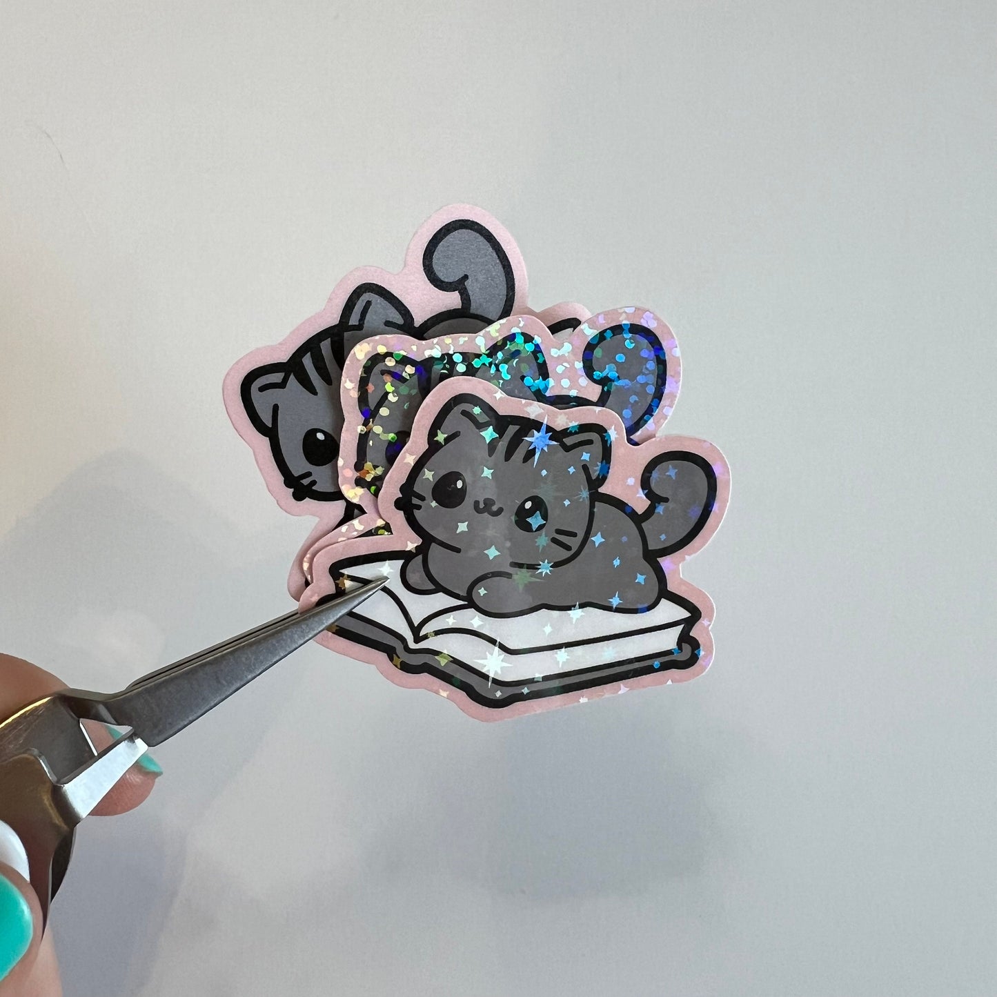 Bookish Kitty Sticker