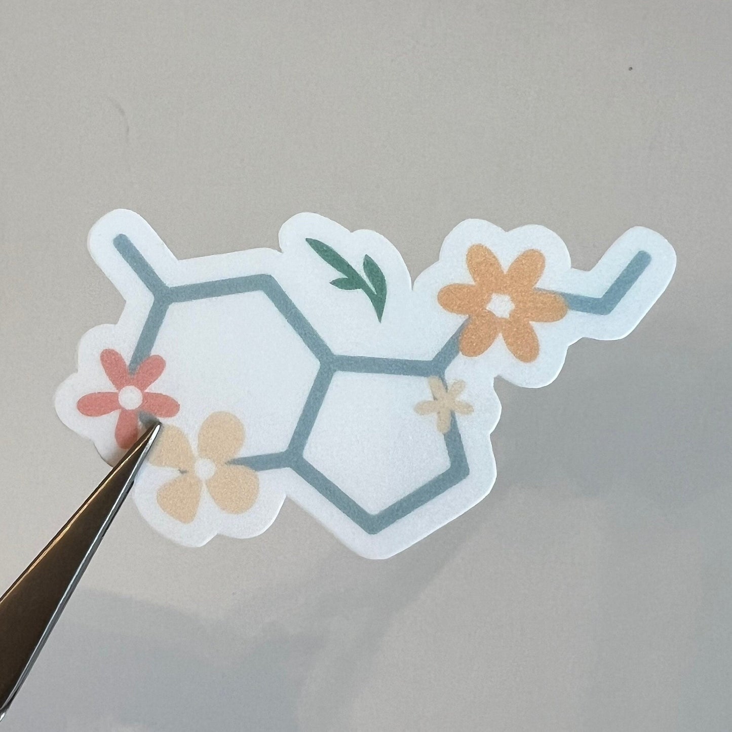 Floral Serotonin Sticker