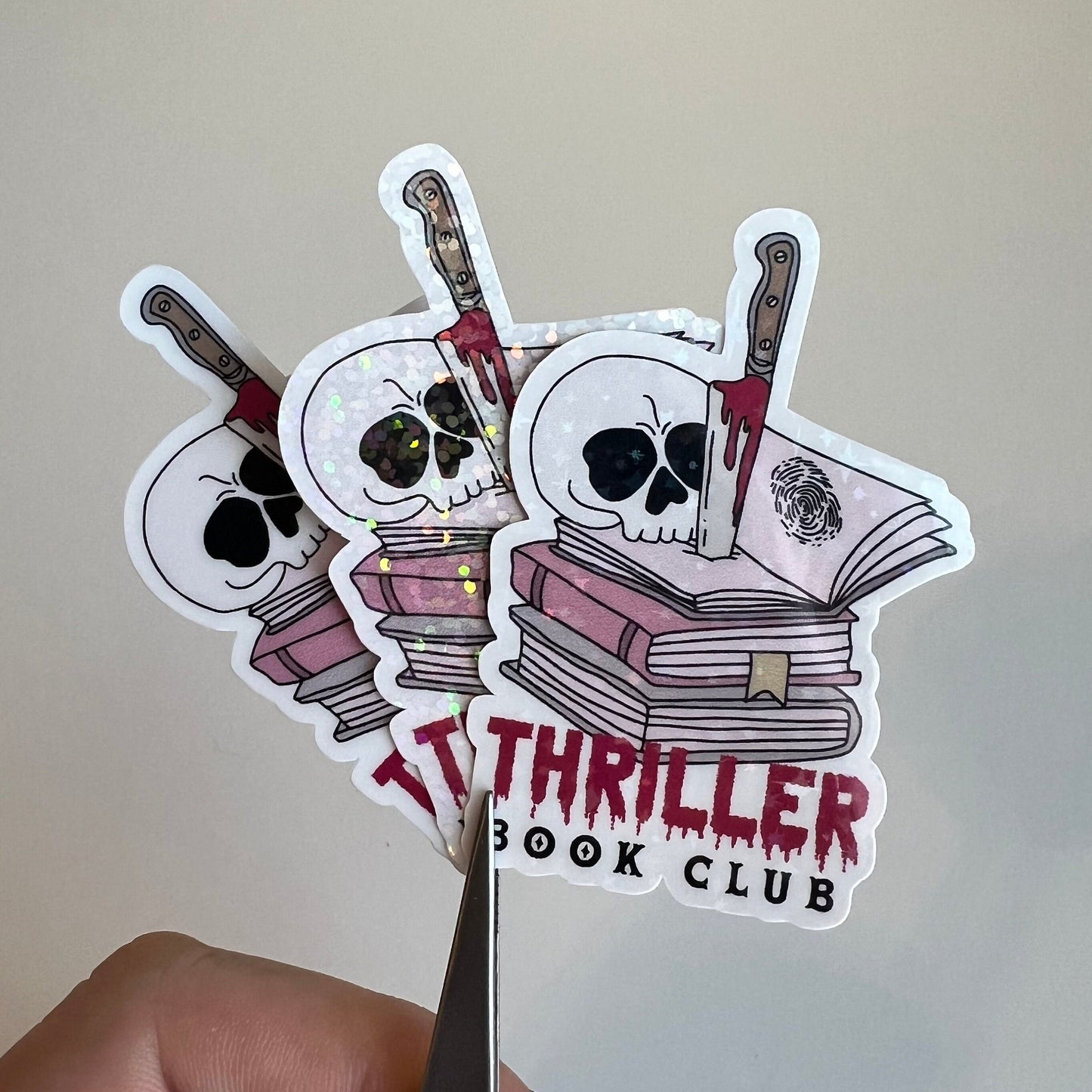 Thriller Book Club Sticker