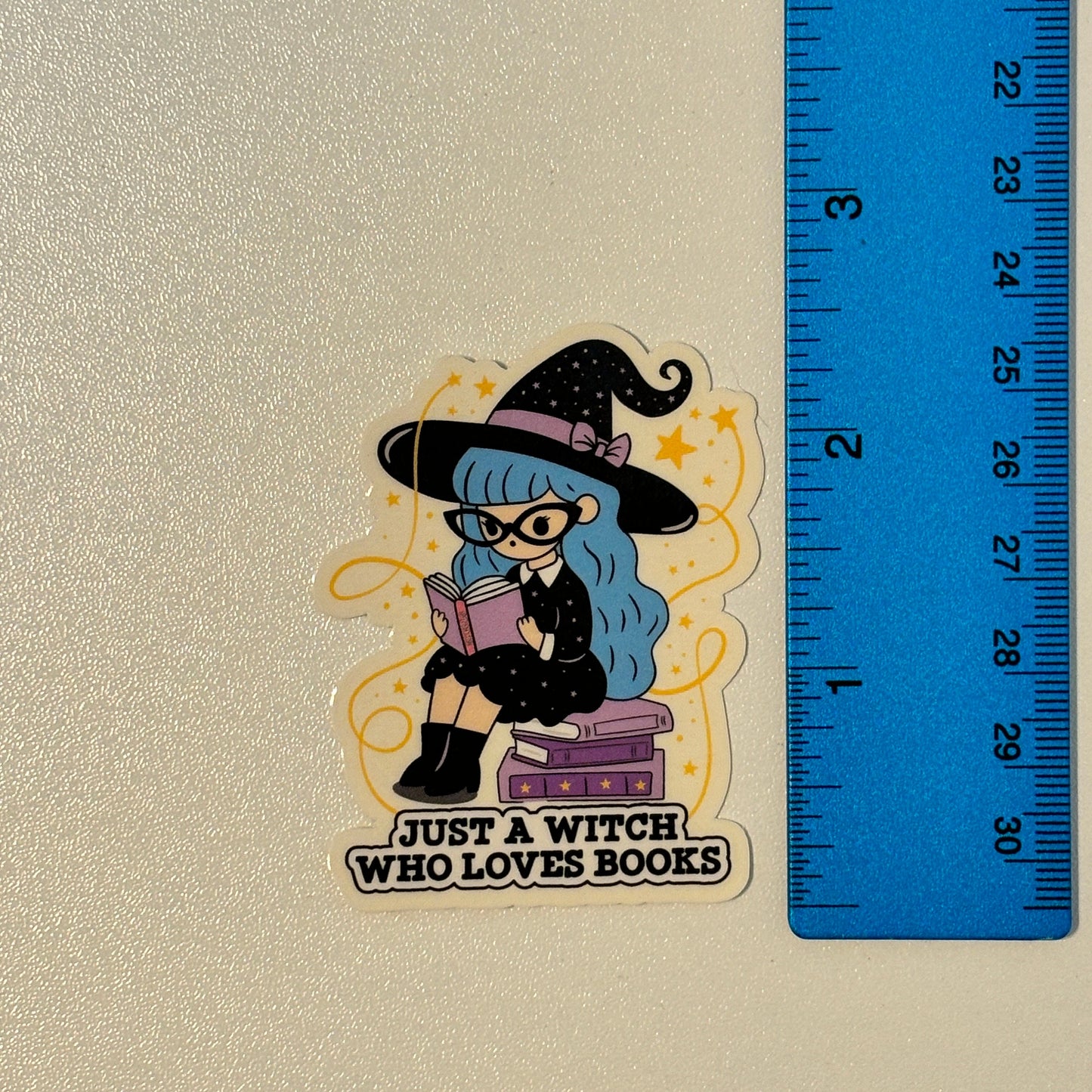 Just A Witch Who Loves Books Stickers