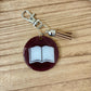 Book Nerd Resin Keychain | Bookish Gifts