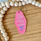 Very Cutesy Very Demure Very Bookish Vintage Keychain | Motel Keychain | Cute | Retro | Gifts