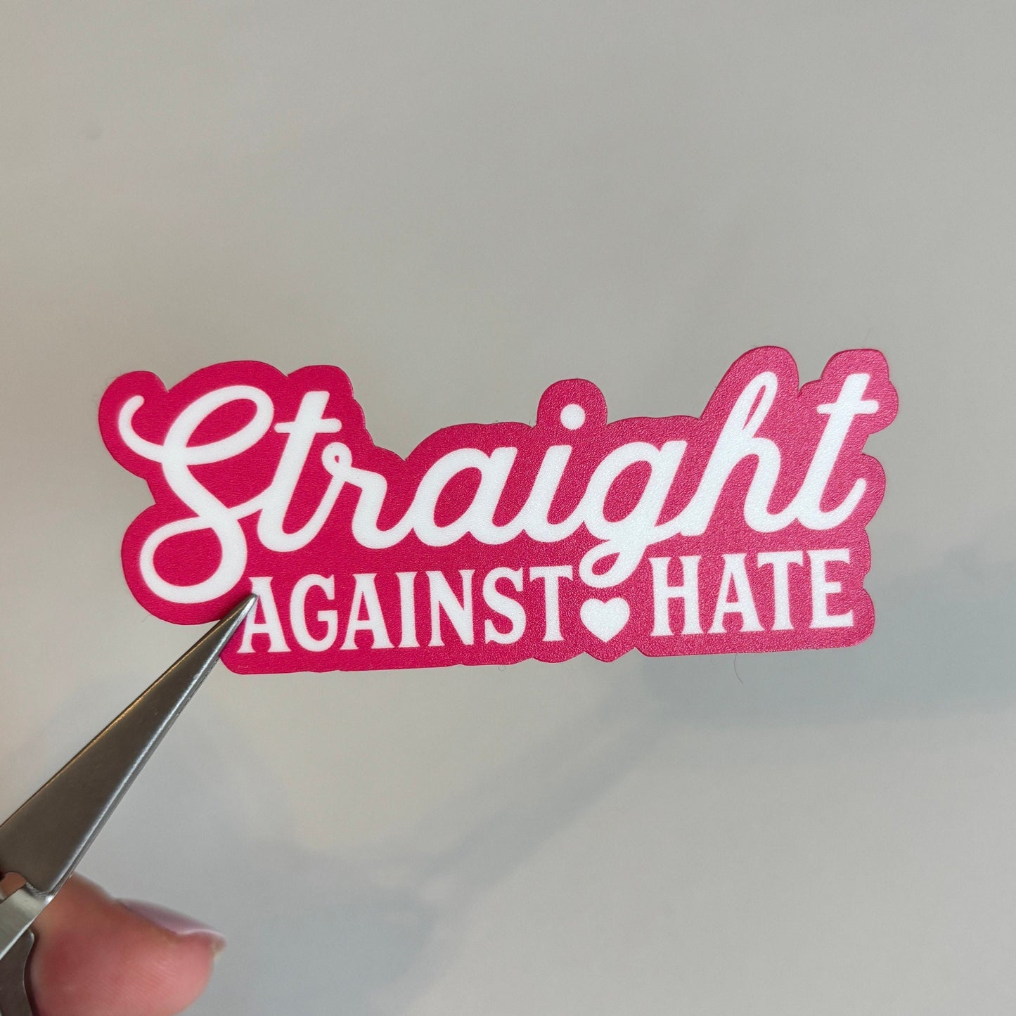 Straight Against Hate Sticker