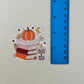 Fall Bookish Stack Sticker