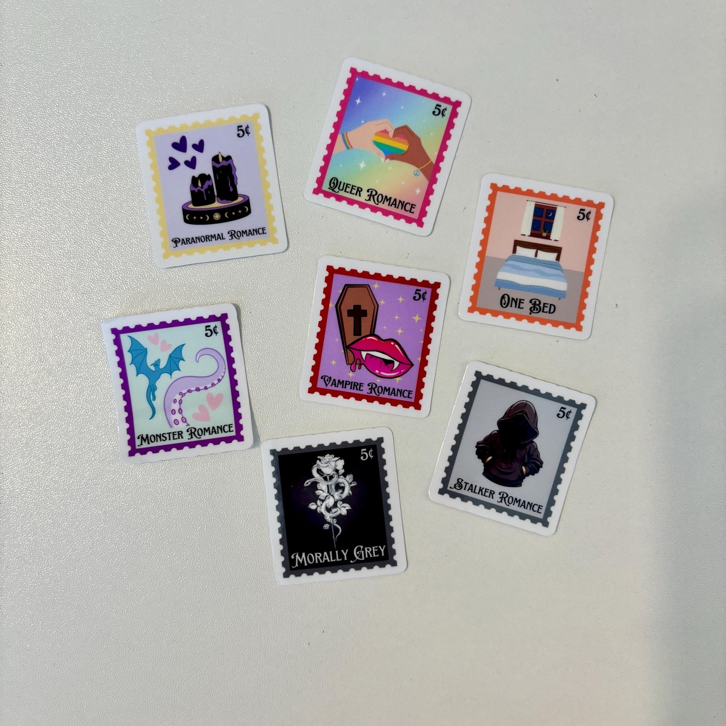 Fairytale Retelling Book Trope Stamp Sticker