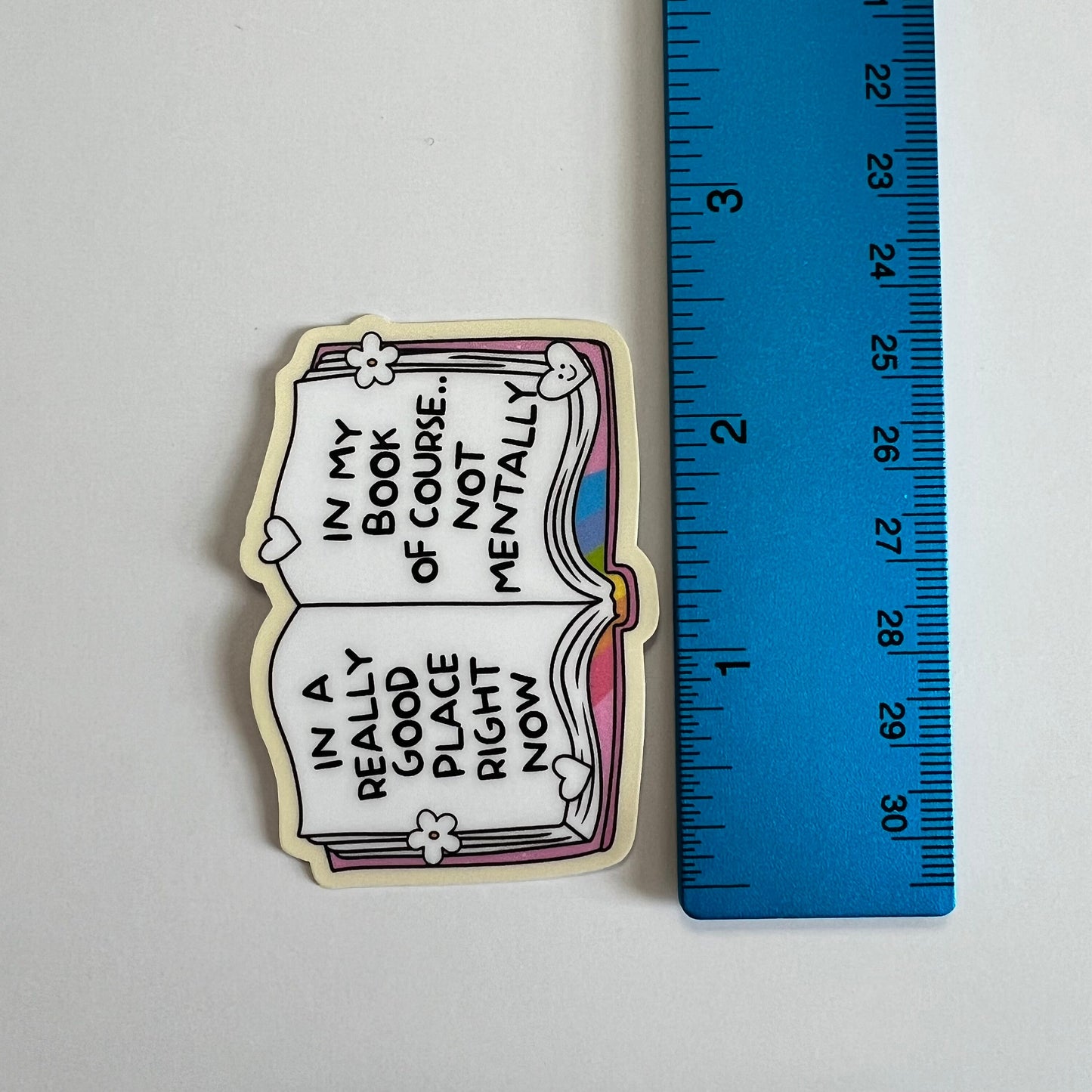 Bookish Mental Health Sticker